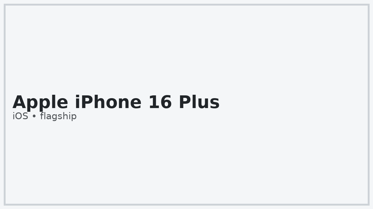 Apple iPhone 16 Plus vs OnePlus OnePlus 13: qual é o melhor?