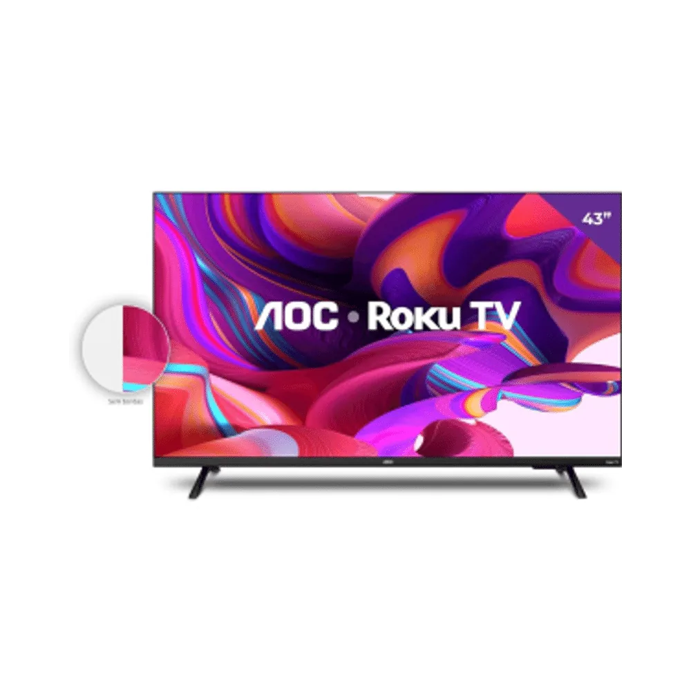 Smart TV AOC Roku TV 43 - foto real do produto