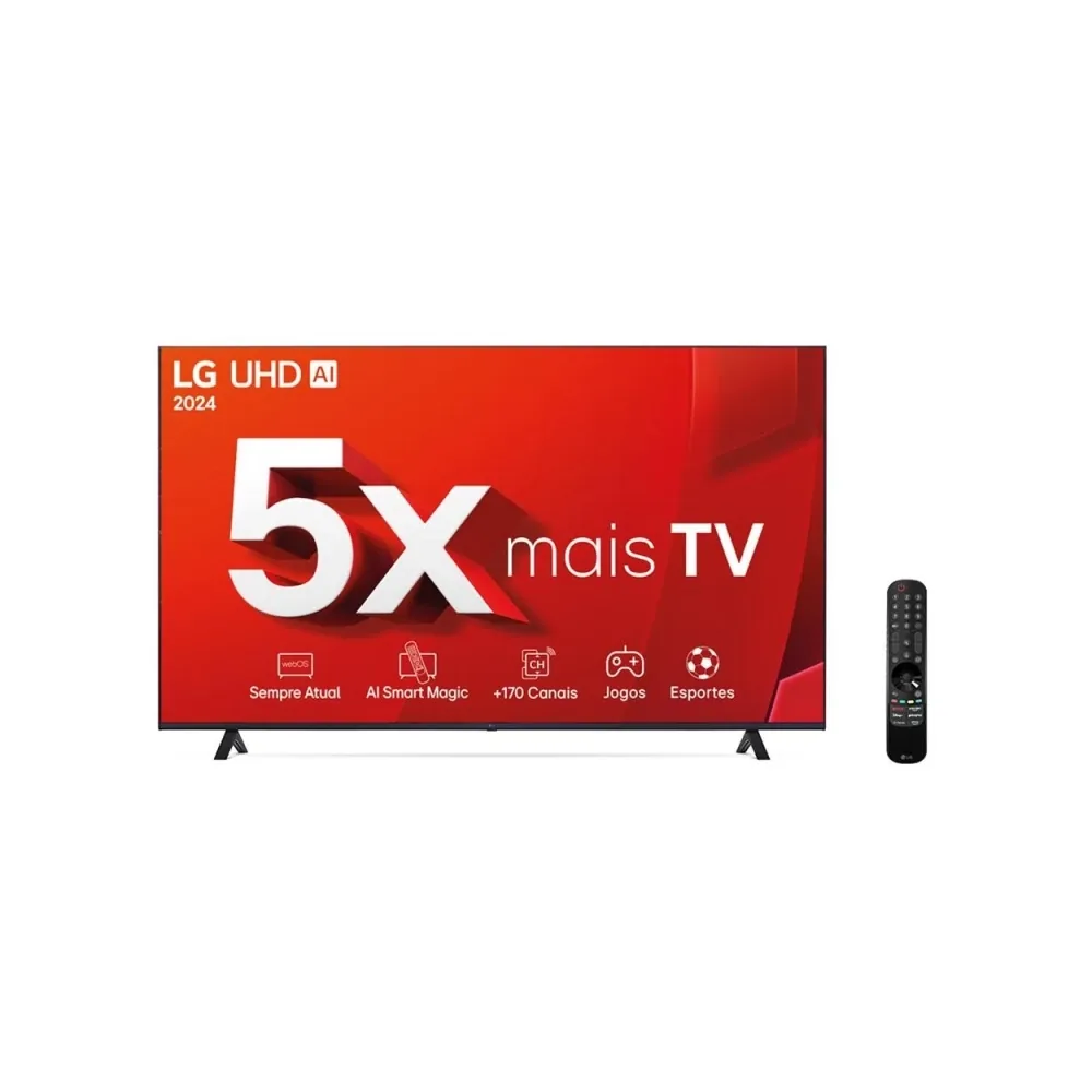 Smart TV LG UHD UT8050 43 - foto real do produto