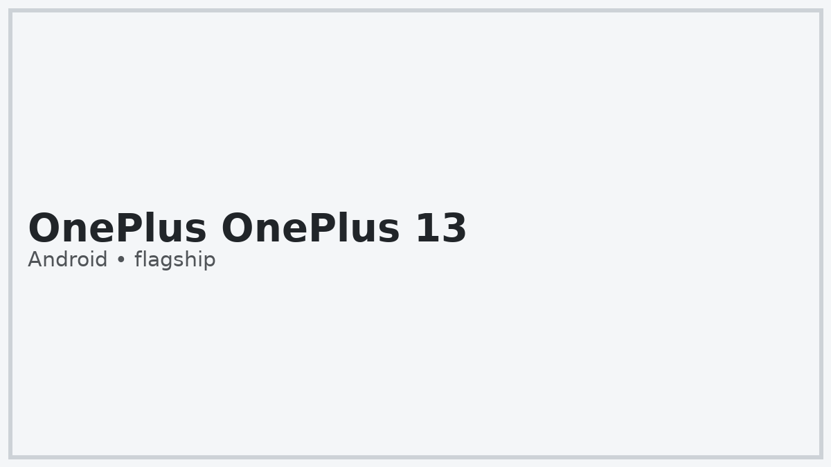 Apple iPhone 16 Plus vs OnePlus OnePlus 13: qual é o melhor?